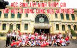 Ảnh: Học sinh Tây Ninh tham gia lớp học di động cùng VUS Superbus